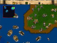 une photo d'Ã©cran de Warcraft 2 - The Dark Saga sur Sony Playstation